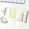 Transparent multi-functional flexible ruler, children, students, office ruler, examination sleeve ruler, plastic straight ruler, custom-made special Application Scenario